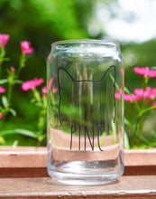 Load image into Gallery viewer, Custom Pet Portrait Glass Can